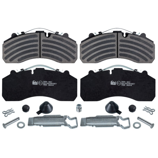 503612267 - BRAKE PAD SET FEBI
